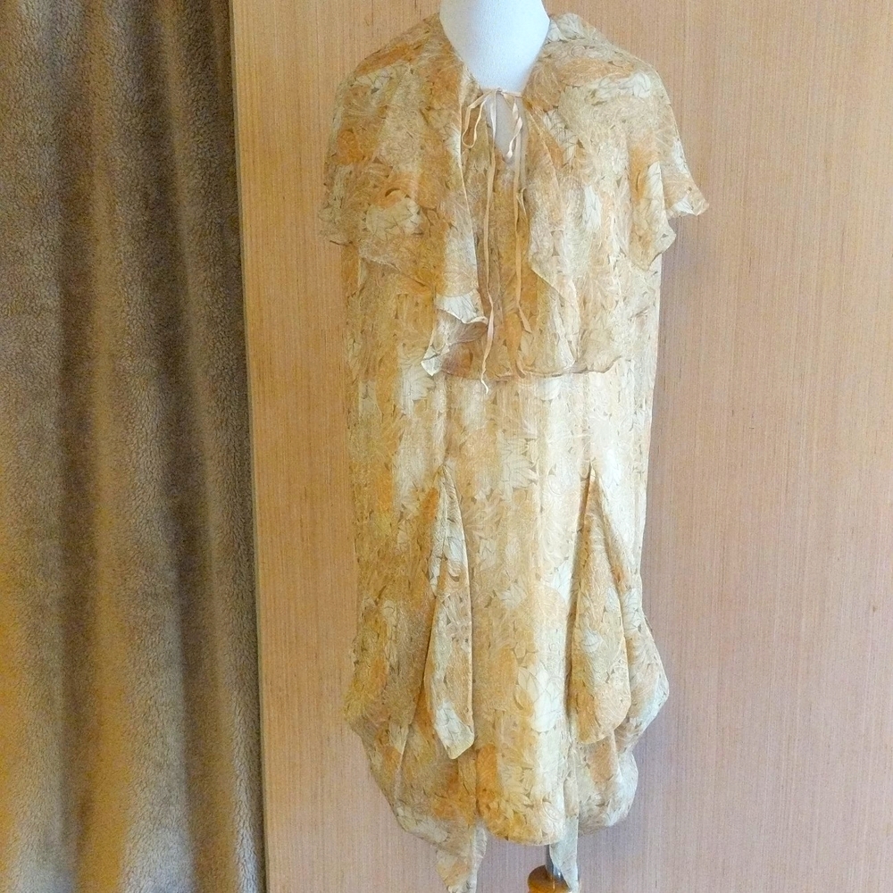 BY MALENE BIRGER Feminine 100% Silk Chiffon Dress